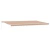 vidaXL Retractable Awning Multicolour 600 x 350 cm