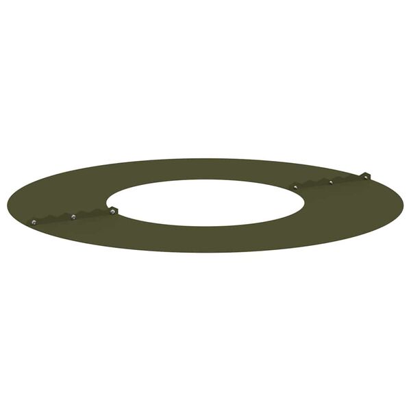 vidaXL suitable for Flat Tree Ring Olive green Ø30 / 60 cm Steel
