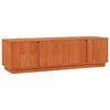 vidaXL TV Cabinet Wax Brown 140 x 40 x 40 cm Solid Pine Wood