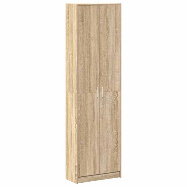 vidaXL Wardrobe with Shelf Sonoma Oak 55 x 25 x 189 cm Engineered Wood