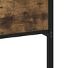 vidaXL Bed Frame without Mattress Smoked Oak 140x200 cm Engineered Wood