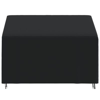 vidaXL 2-Seater Bench Cover Black 134x70x65/94 cm 420D Oxford