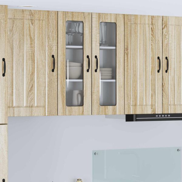 vidaXL Kitchen Cabinet Sonoma Oak 60 x 31 x 80 cm Engineered Wood