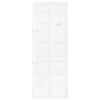 vidaXL Barn Door White 80x1.8x214 cm Solid Wood Pine