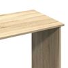 vidaXL Desk Sonoma Oak 102x50x75 cm Engineered Wood