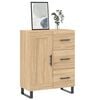 vidaXL Sideboard Sonoma Oak 69.5x34x90 cm Engineered Wood