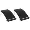 vidaXL Solar Pool Heating Panel | Set of 2 | Black | HDPE, PC, Aluminium