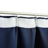 vidaXL Blackout Curtains with Hooks 2 pcs Blue 140x245 cm