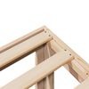 vidaXL Bed Frame without Mattress 180x200 cm Super King Solid Wood Pine
