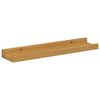 vidaXL Wall Shelf with Shelf 2 pcs Beige 40 x 9 x 3 cm Engineered Wood