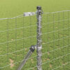 vidaXL Fence with Post Silver 1.2 x 10 m Steel and PVC