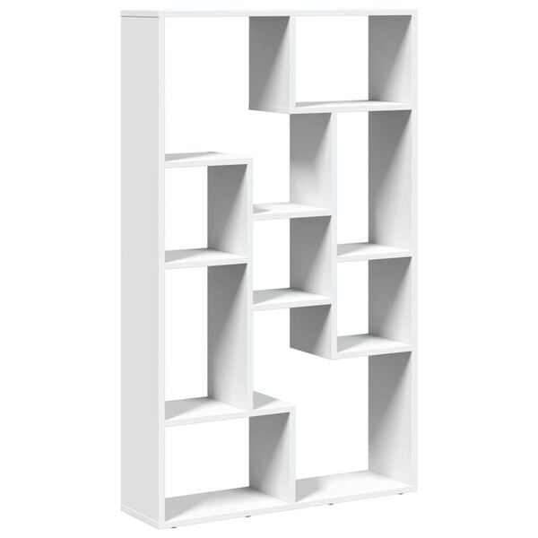vidaXL Bookcase White 72x20x120.5 cm Engineered Wood