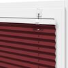 vidaXL Pleated Blind Bordeaux Red 110x200 cm Fabric Width 109.4 cm Polyester