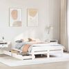 vidaXL Bed frame without Mattress White 140x200 cm Solid Wood Pine
