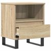 vidaXL Bedside Cabinets 2 pcs Sonoma Oak 40x35x50 cm Engineered Wood