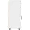 vidaXL Bathroom Cabinet with Drawer High Gloss White 30 x 35 x 80 cm