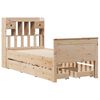 vidaXL Bookcase Bed without Mattress 90x200 cm Solid Wood Pine