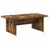 vidaXL Coffee Table Smoked Oak 93 x 53 x 33 cm Engineered Wood