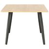 vidaXL Coffee Table Black and Oak 120x60x46 cm