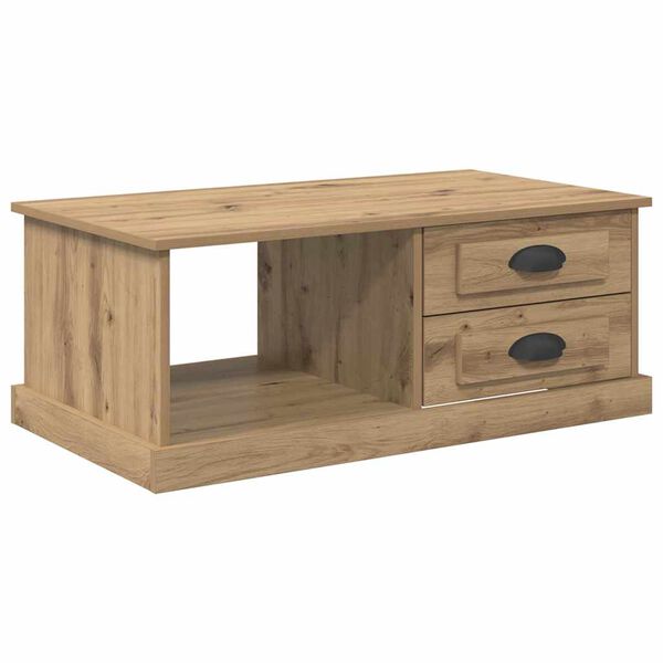 vidaXL Coffee Table Artisan Oak 90 x 50 x 35 cm Engineered Wood