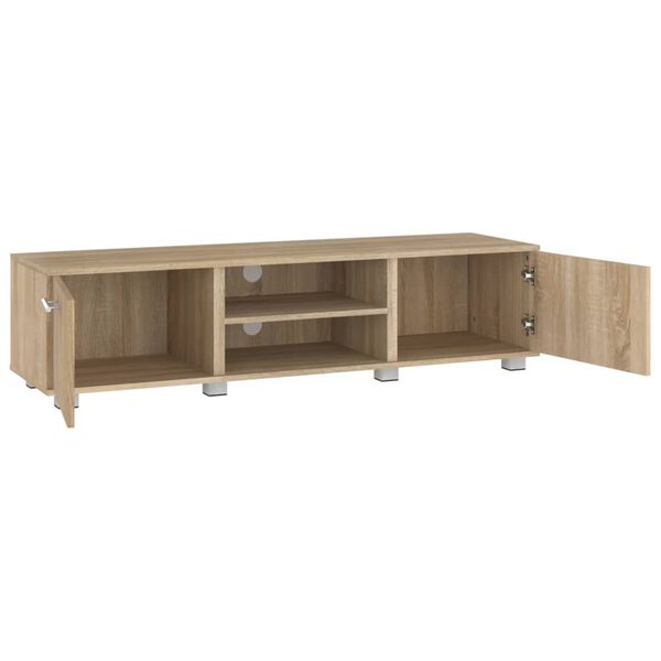 vidaXL TV Cabinet Sonoma Oak 140x40x35 cm Engineered Wood