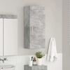 vidaXL Bathroom Wall Cabinet TULUM Concrete Grey 37 x 24.5 x 86 cm