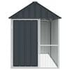 vidaXL Bird Cage Anthracite 215 x 112 x 141 cm Galvanised Steel