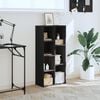 vidaXL Bookcase Black 50x25x105 cm Engineered Wood