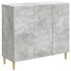 vidaXL Sideboard Concrete Grey 89 x 34.5 x 80 cm Engineered Wood