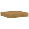 vidaXL Wall Shelf Wall-mounted Beige 23 x 23.5 x 4 cm Engineered Wood