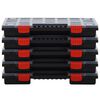 vidaXL Assortment Boxes 10 pcs 40x30x5 cm Polypropylene