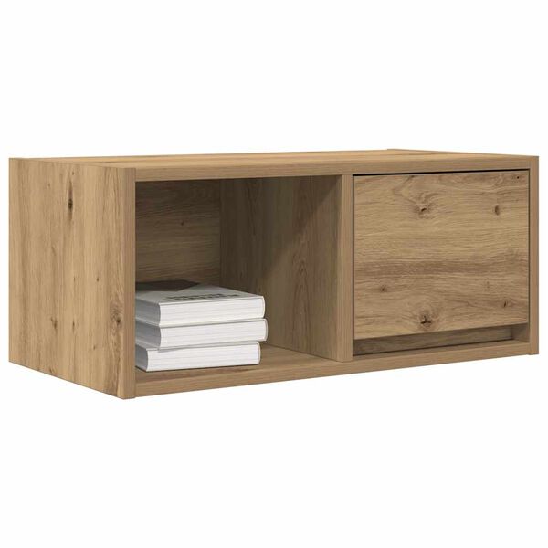 vidaXL TV Cabinet Artisan Oak 60x31x25.5 cm Engineered Wood