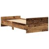 vidaXL Bed Frame without Mattress Old Wood 75x190 cm Engineered Wood