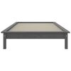 vidaXL Bed Frame without Mattress Grey 90x200 cm Solid Wood