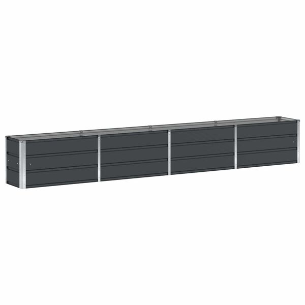 vidaXL Planter Anthracite 320 x 40 x 45 cm Steel