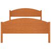 vidaXL Bed Frame without Mattress Honey Brown Solid Pine Wood 120x200cm
