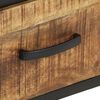 vidaXL TV Cabinet 120x30x40 cm Rough Mango Wood