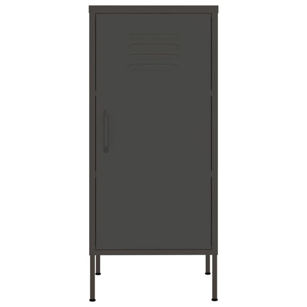 vidaXL Storage Cabinet Anthracite 42.5x35x101.5 cm Steel