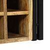 vidaXL Wine Rack Brown and Black 46 x 35 x 27.5 cm Solid Mango wood