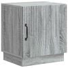vidaXL Bedside Table Grey Sonoma 43 x 34.5 x 47 cm Engineered Wood