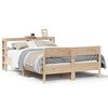 vidaXL Bed Frame without Mattress 120x190 cm Small Double Solid Wood Pine