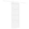 vidaXL Sliding Door 73.5 x 198.5 cm Engineered Wood White
