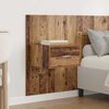 vidaXL Headboard with Cabinet 3 pcs Old Wood Engineered Wood
