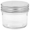 vidaXL Glass Jam Jars with Silver Lids 96 pcs 110 ml