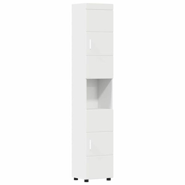 vidaXL Bathroom Cabinet Set TULUM White 37 x 31.5 x 203 cm