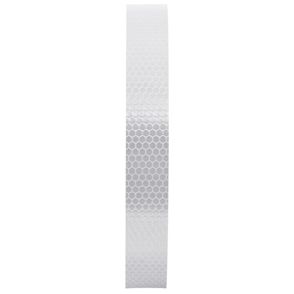 vidaXL Reflective Tape White 2.5 cmx50 m PVC