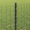 vidaXL Fence Post 5 pcs Grey 60 cm Steel