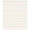 vidaXL Zebra Blind Marble Beige 135x150 cm Fabric Width 130.9 cm Polyester