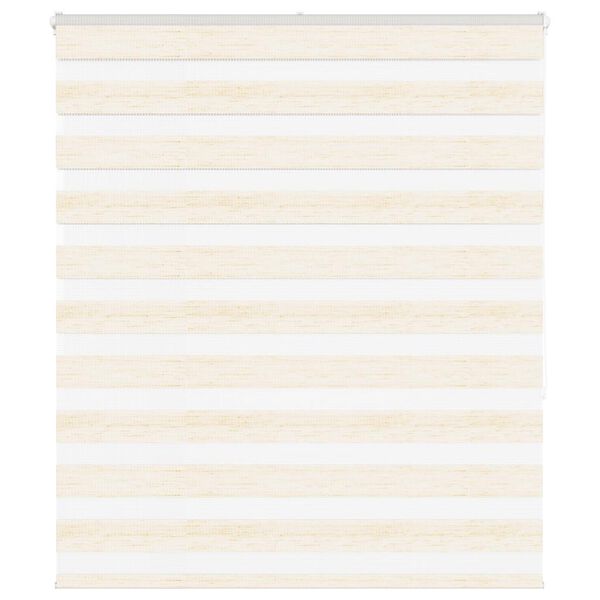 vidaXL Zebra Blind Marble Beige 135x150 cm Fabric Width 130.9 cm Polyester