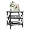 vidaXL Side Table Grey Sonoma 40x42x50 cm Engineered Wood